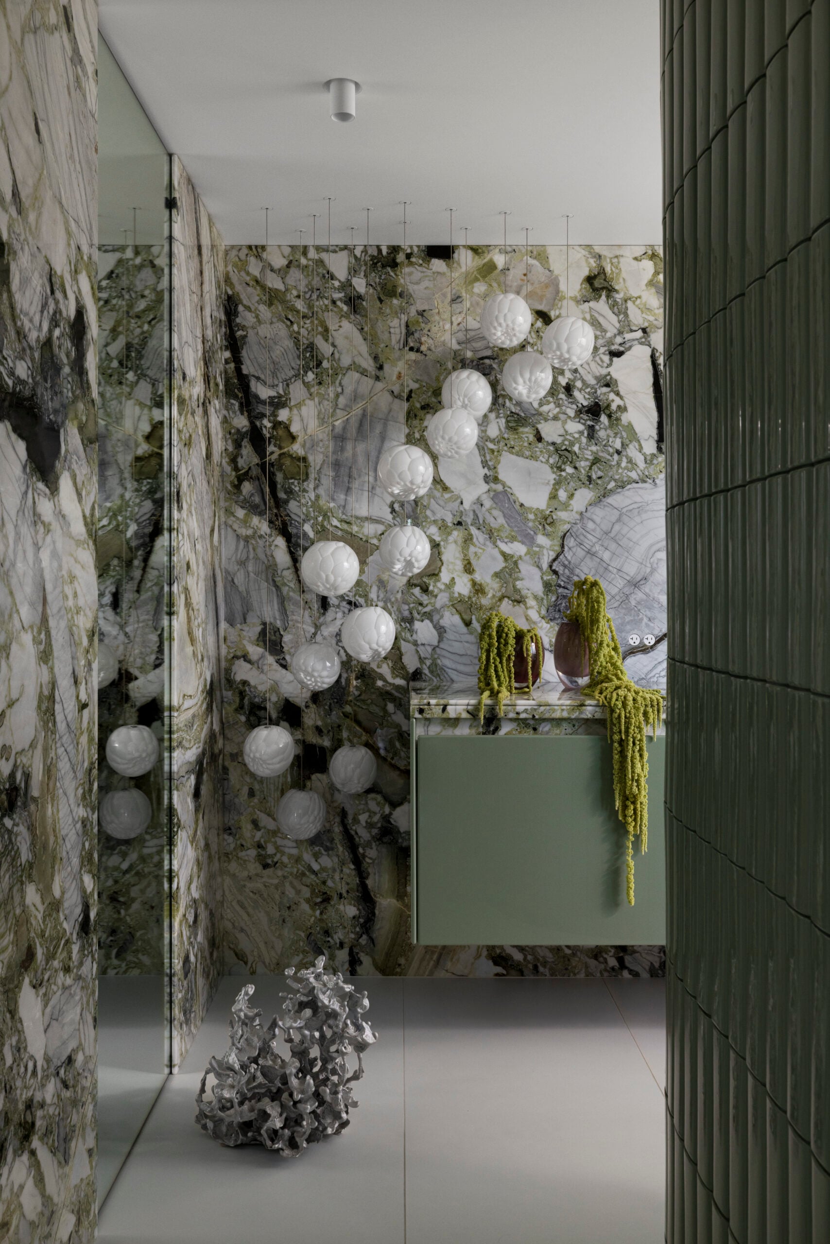 Fiore Verde Primary Ensuite by Falken Reynolds Interiors