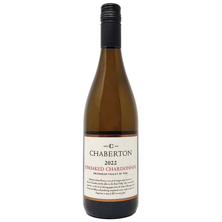 Chaberton Estate Winery’s excellent unoaked chardonnay;