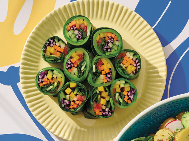 Abundant Collard Green Veggie Rolls