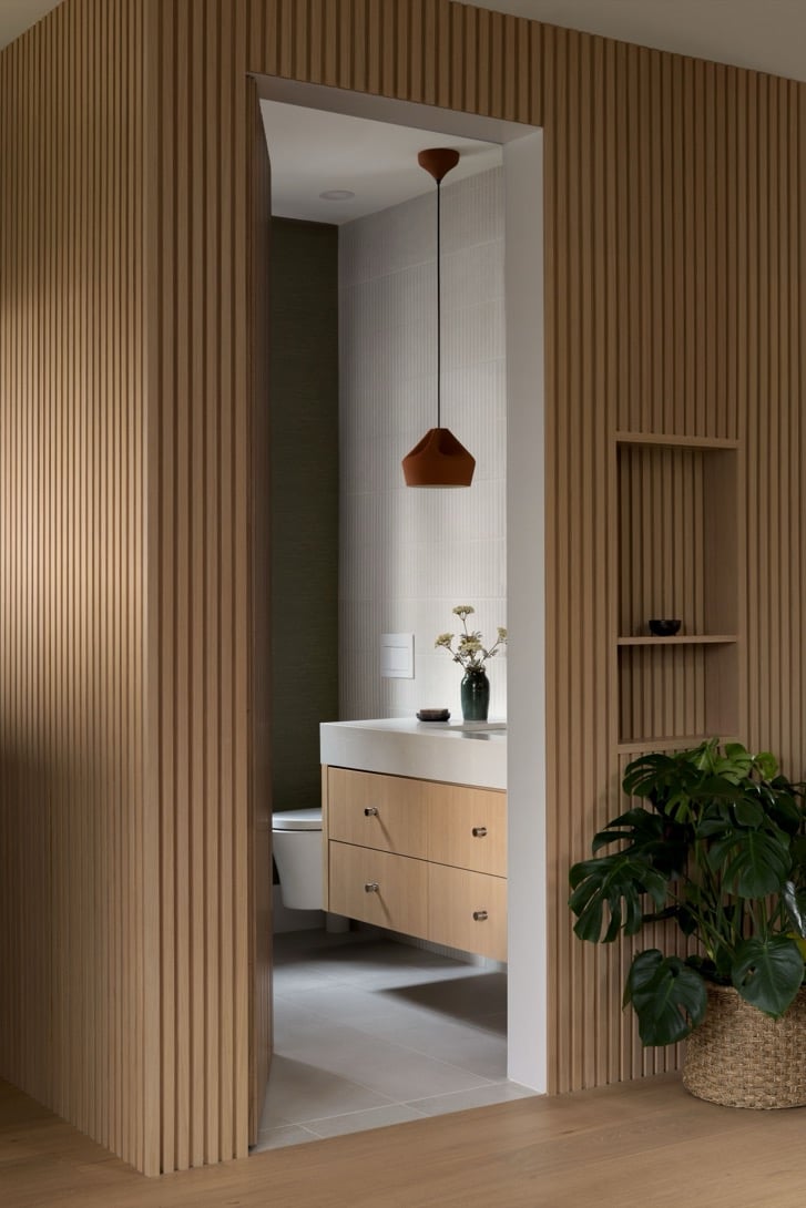 Douglas Park Powder Room by Moor Interior Design