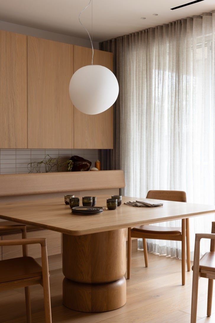 Seawall House Dining Table by Falken Reynolds Interiors