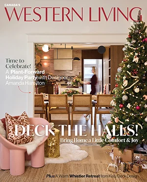western living holiday 2025 issue cover