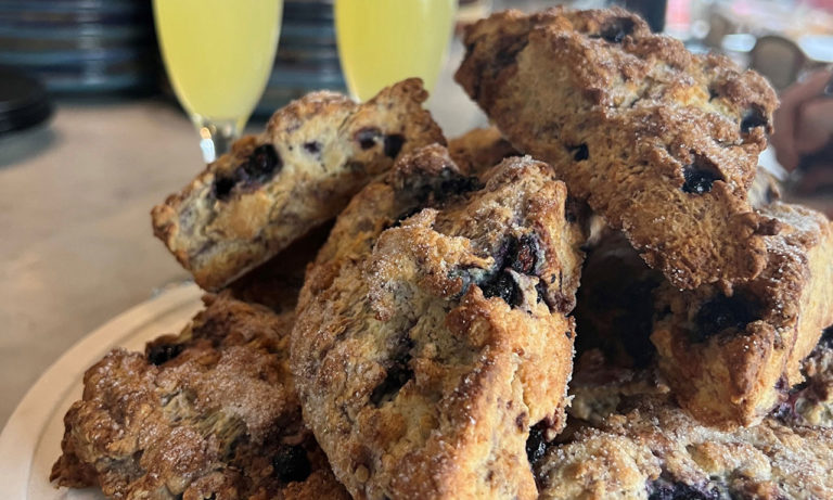 Recipe The Perfect Blueberry Scones For Springtime   BC Blueberry Scones From Trattoria 768x461 