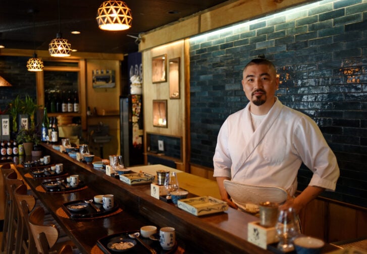 Chef Clark Park at Chobap Sushi Bar in Victoria