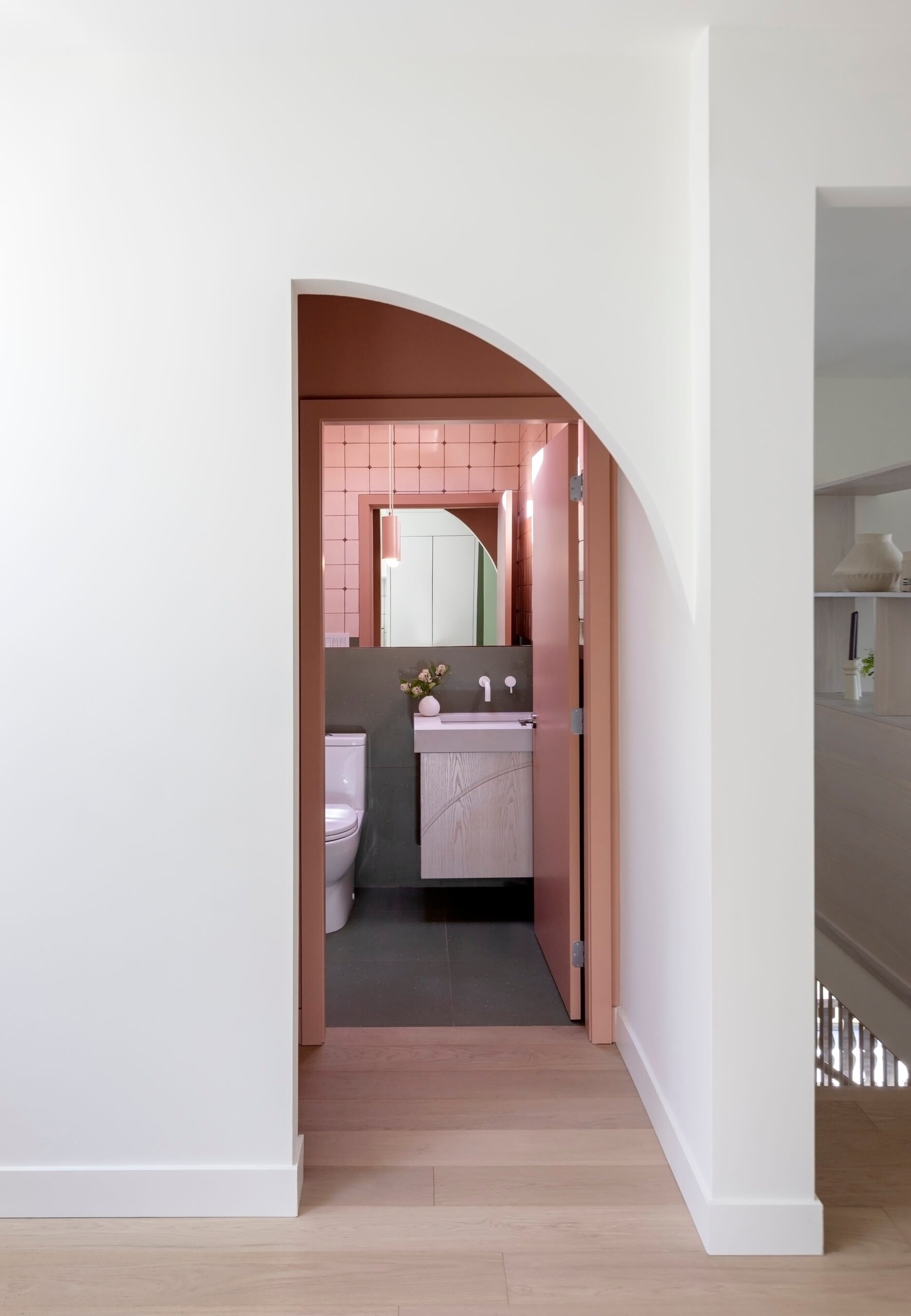 Little Mountain powder room by Pure Design Inc., Vancouver