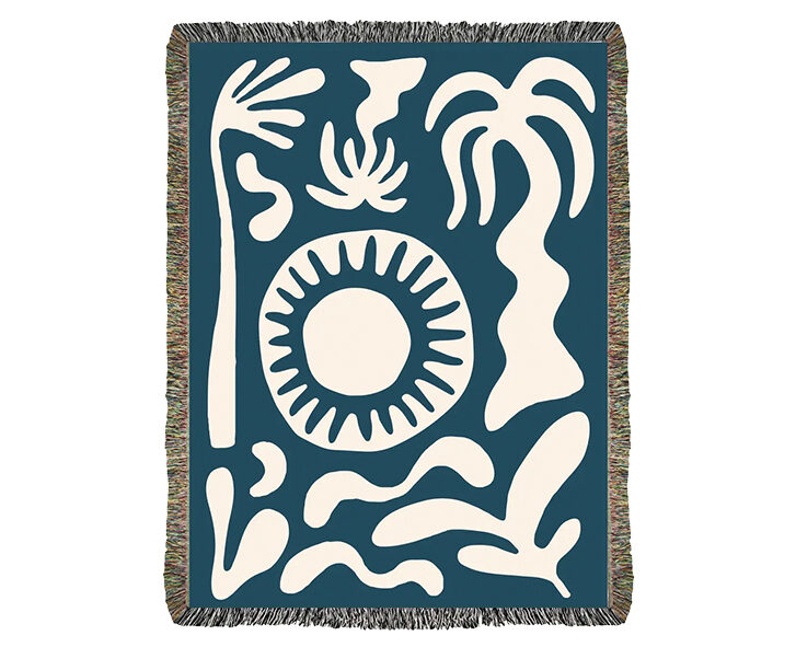 Sundream heirloom woven throw blanket