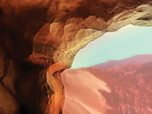 Kingfisher Healing Desert Cave