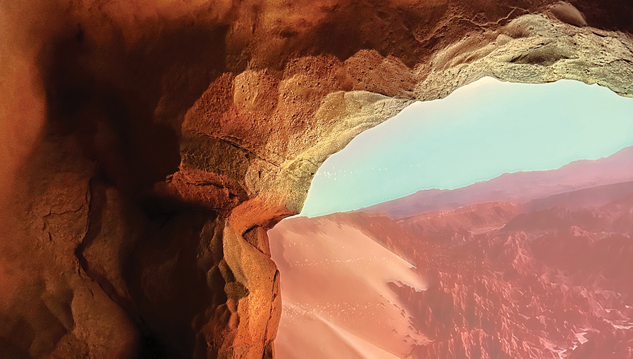 Kingfisher Healing Desert Cave