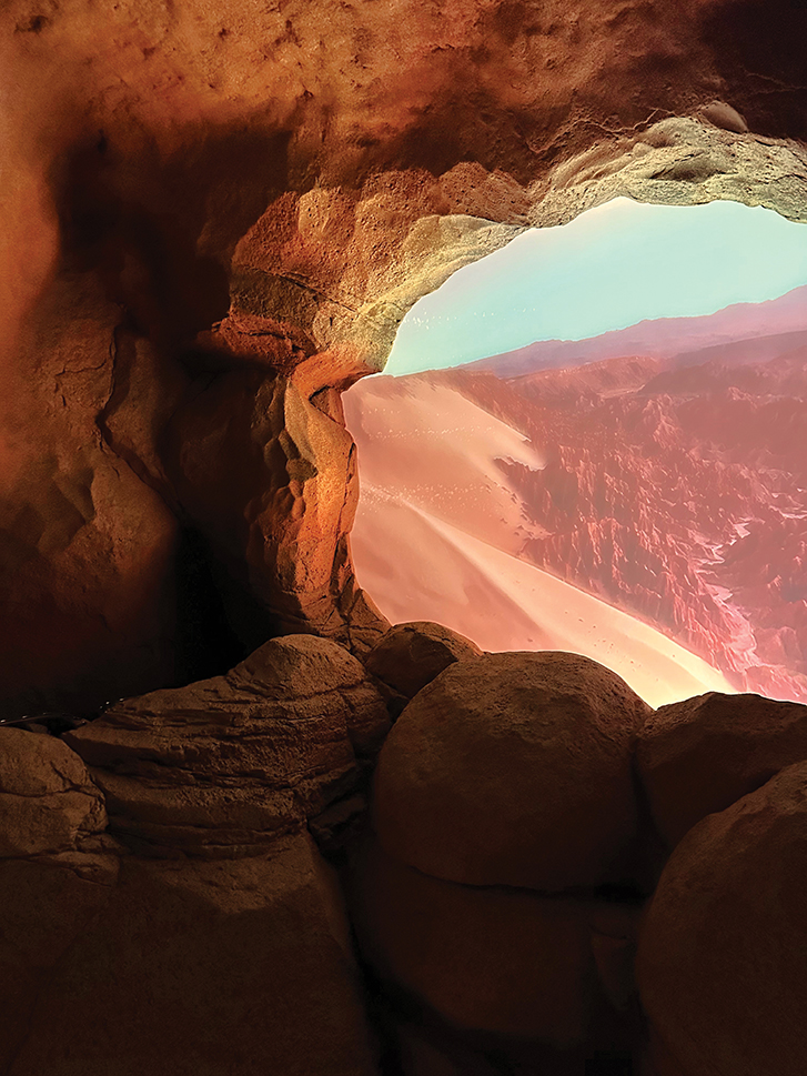 Kingfisher Healing Desert Cave