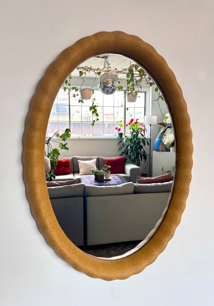 Ochre Eclipse Mirror by MSJ Furniture Studio