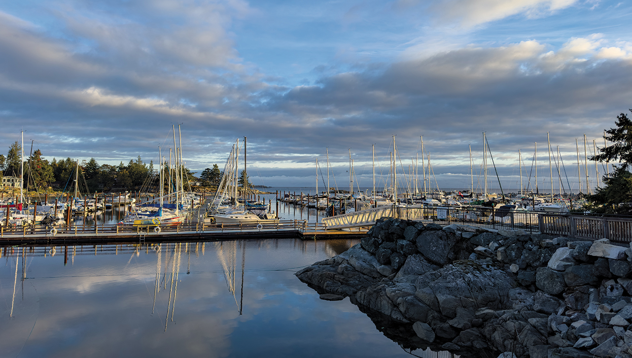 Serenity at the Nanoose Bay marina