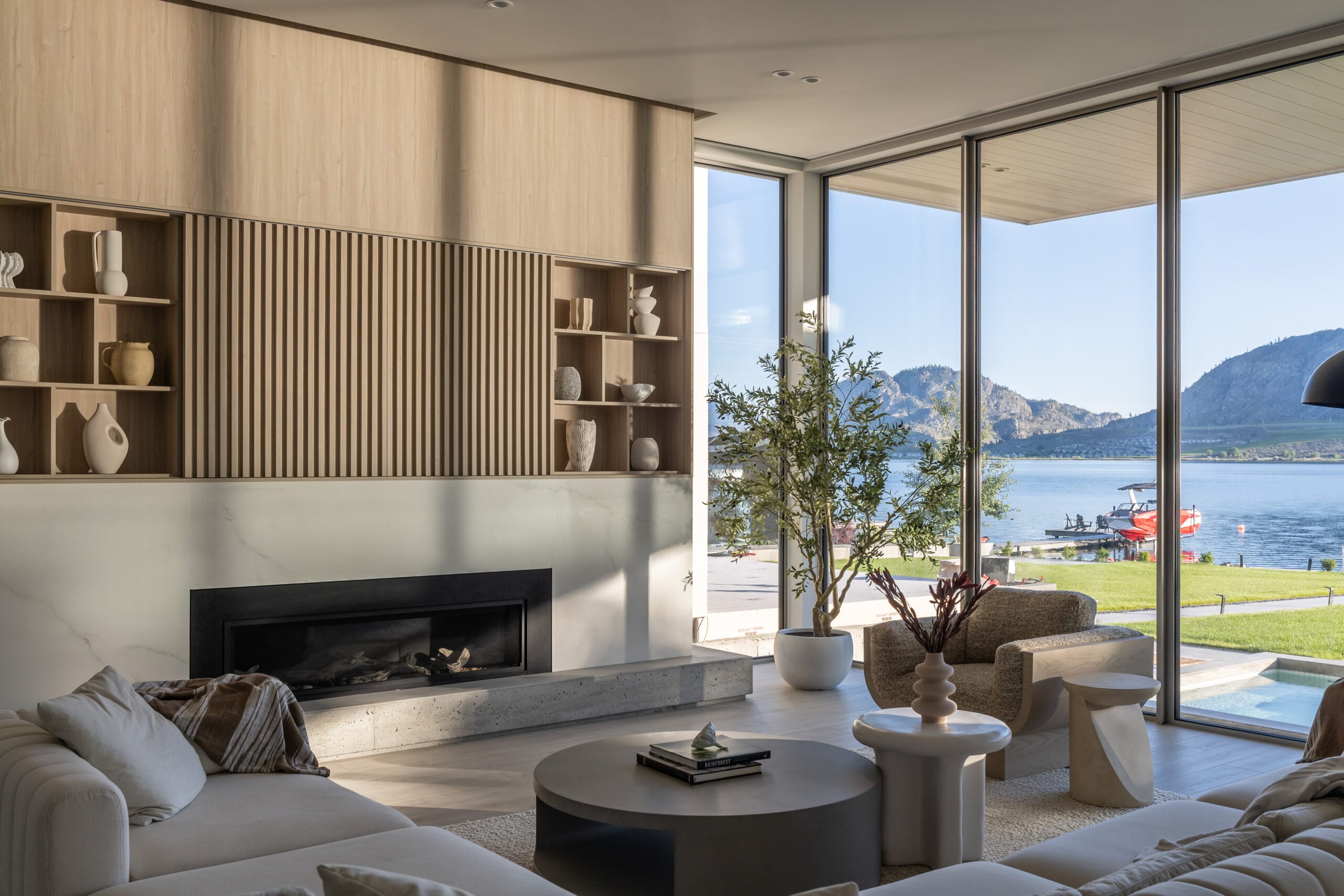 Desert Lake Living Space by BLA Design Group
