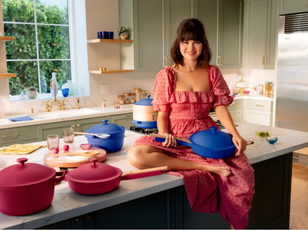 Selena Gomez's Kitchen Decor Tips Include Pastels & Rainbow Knives