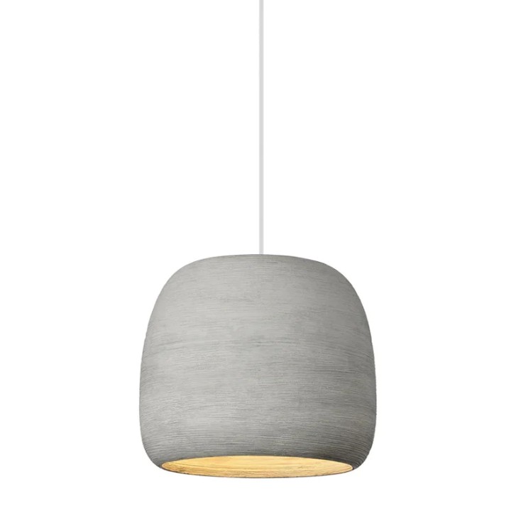 Pendant light hung shining brightly