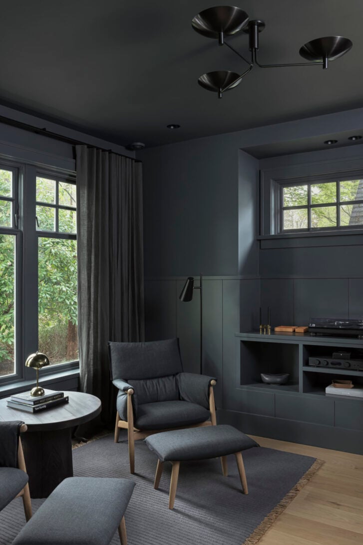 Wallace House den by Sophie Burke Design, Vancouver