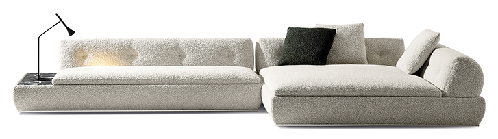 Supermoon sofa by Minotti