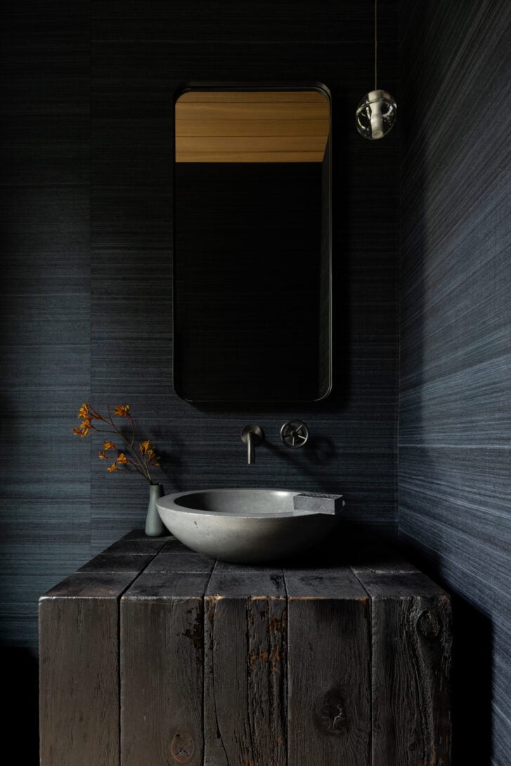 Shadow House Powder Bath by HB Design