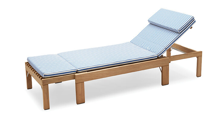 Riviera sunbed cushion by Skagerak