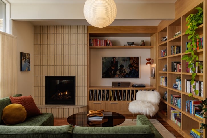 Wildwood Main Floor Renovation Living Room by Studio Felix