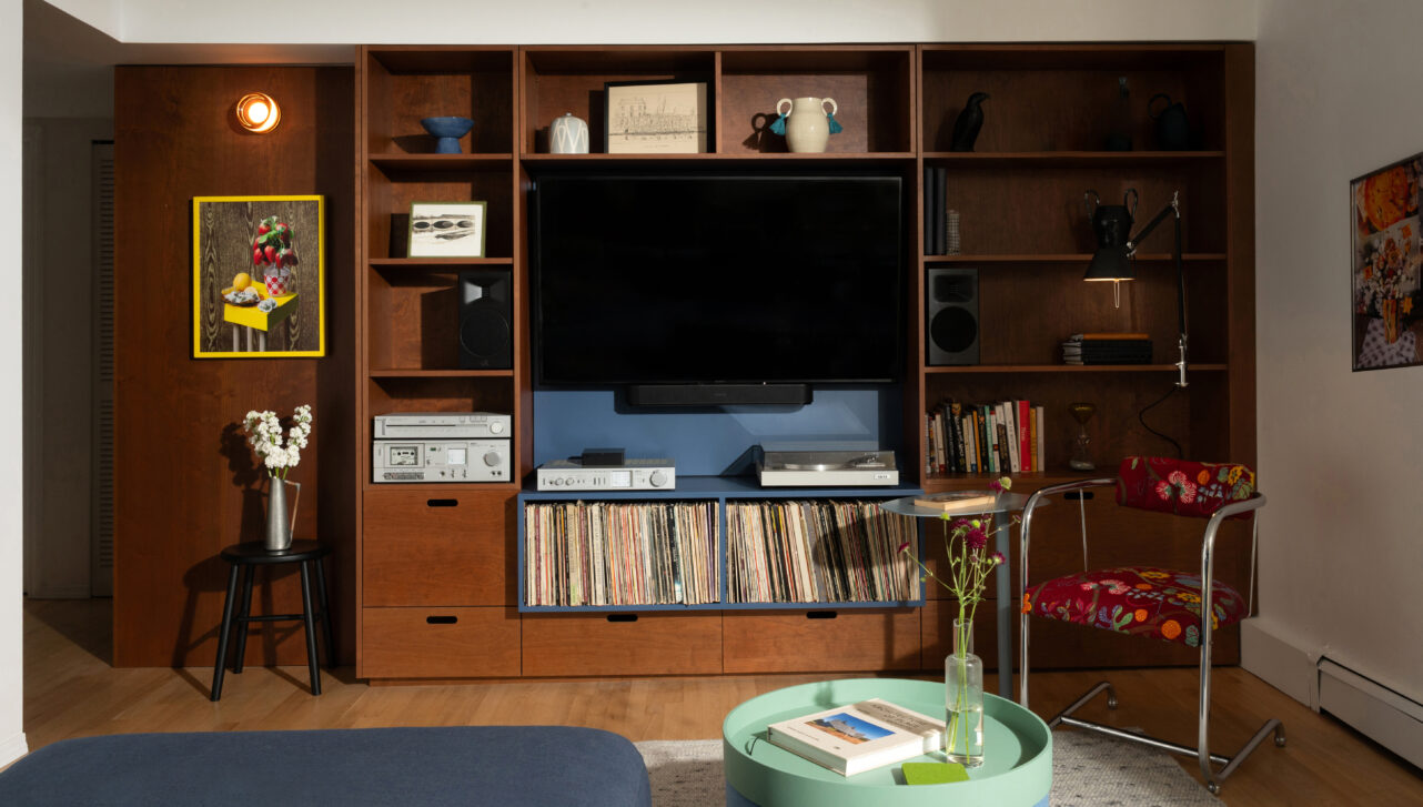 custom millwork shelving
