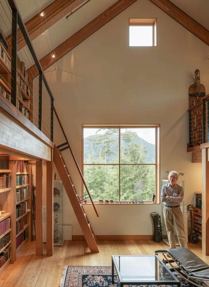 Bowen House Library by JWT Architecture and Planning