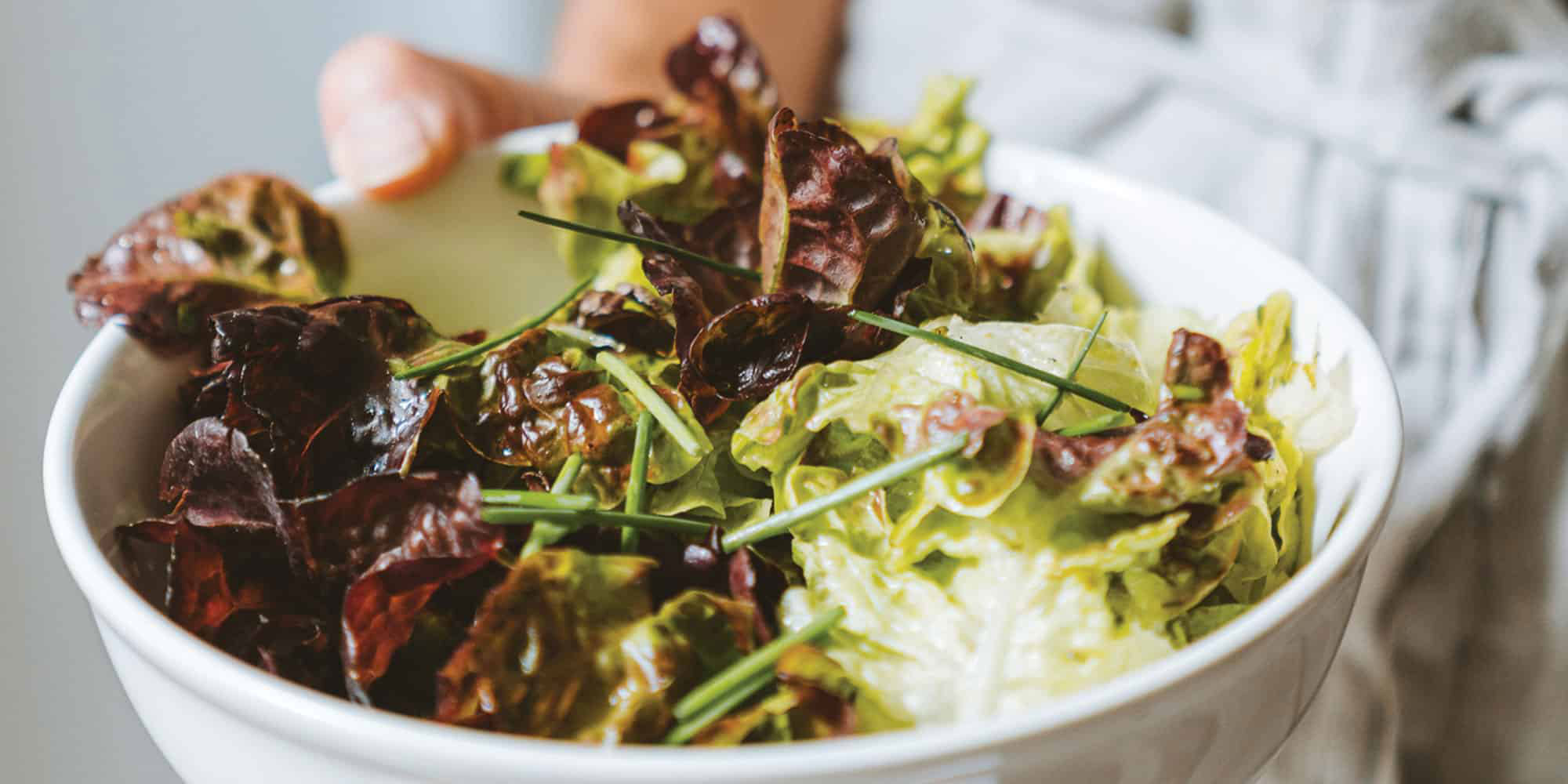 Recipe: Salad with Chive and Lime Dressing - Western Living Magazine