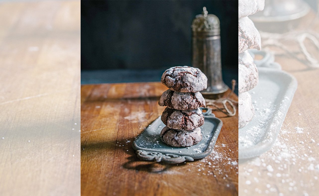 Chocolate Crackle Cookies Recipe