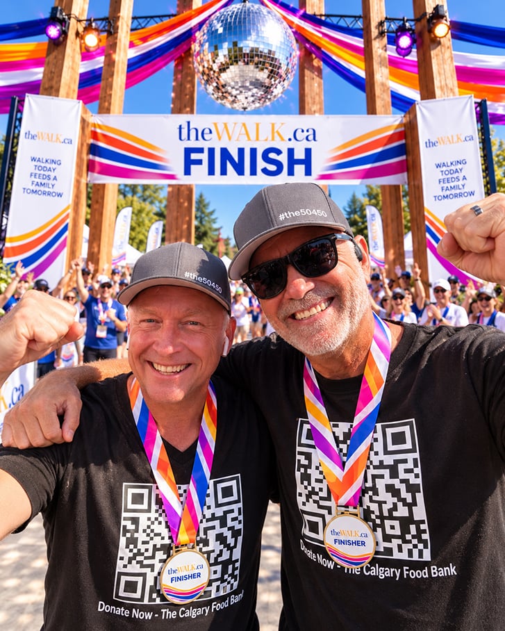 Doug and Paul Lavoie at The Walk Calgary fundraiser