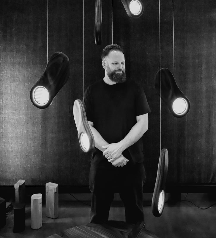 Samara chandelier by Mike Randall Design