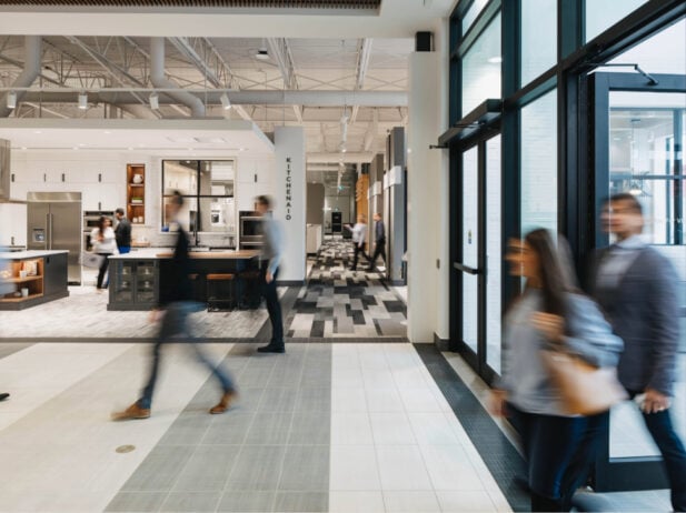 entrance to Trail Appliances Cloverdale/Langley showroom