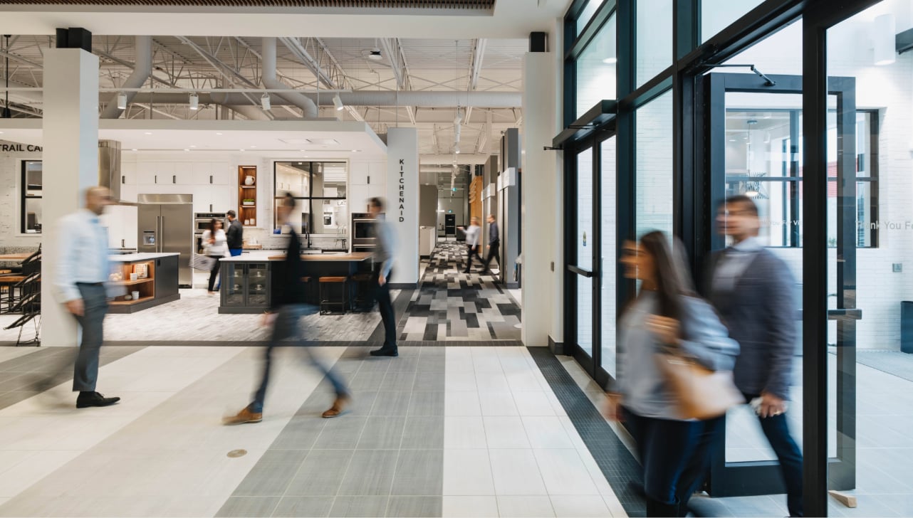 entrance to Trail Appliances Cloverdale/Langley showroom