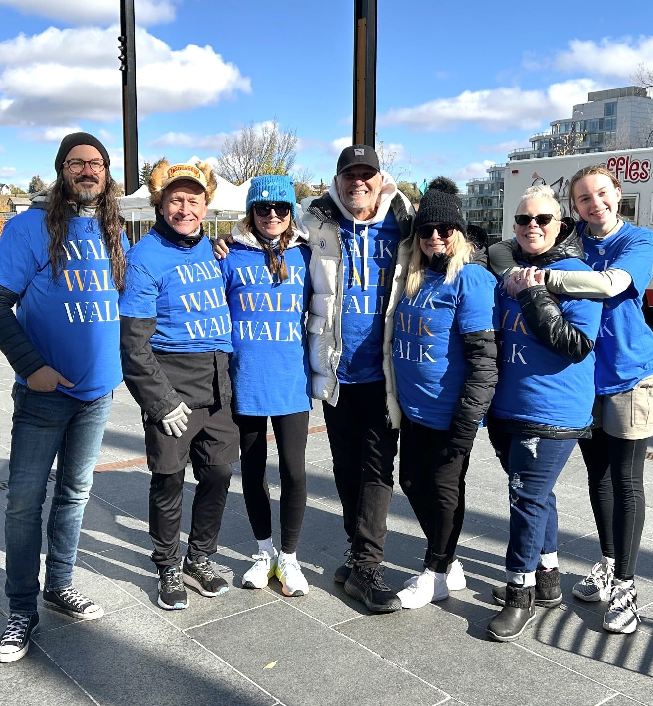 Participants at The Walk fundraiser for the Calgary Food Bank